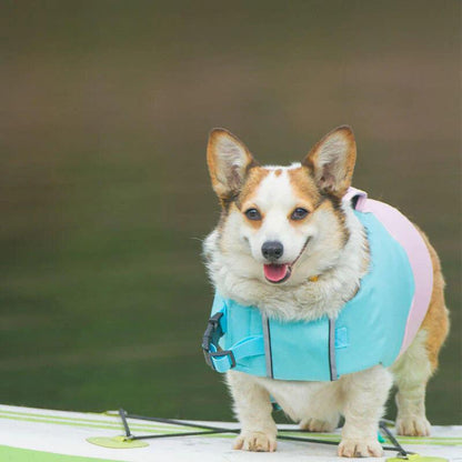 Safesplash Dog Life Jacket - Adjustable Floatation Vest with Harness, Canine Life Vest