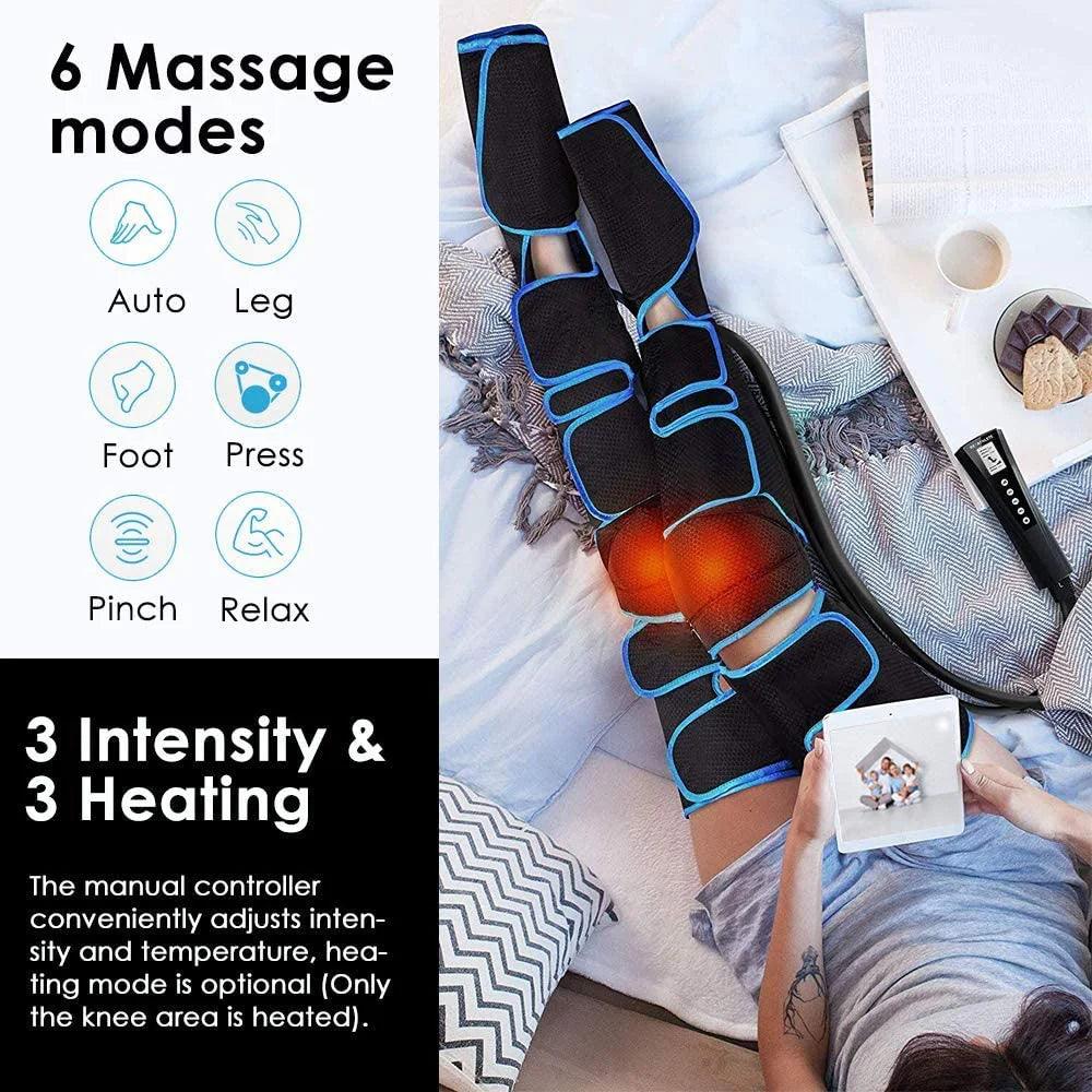 "Revitalizing 360° Leg Massager for Improved Circulation and Relaxation 2023"