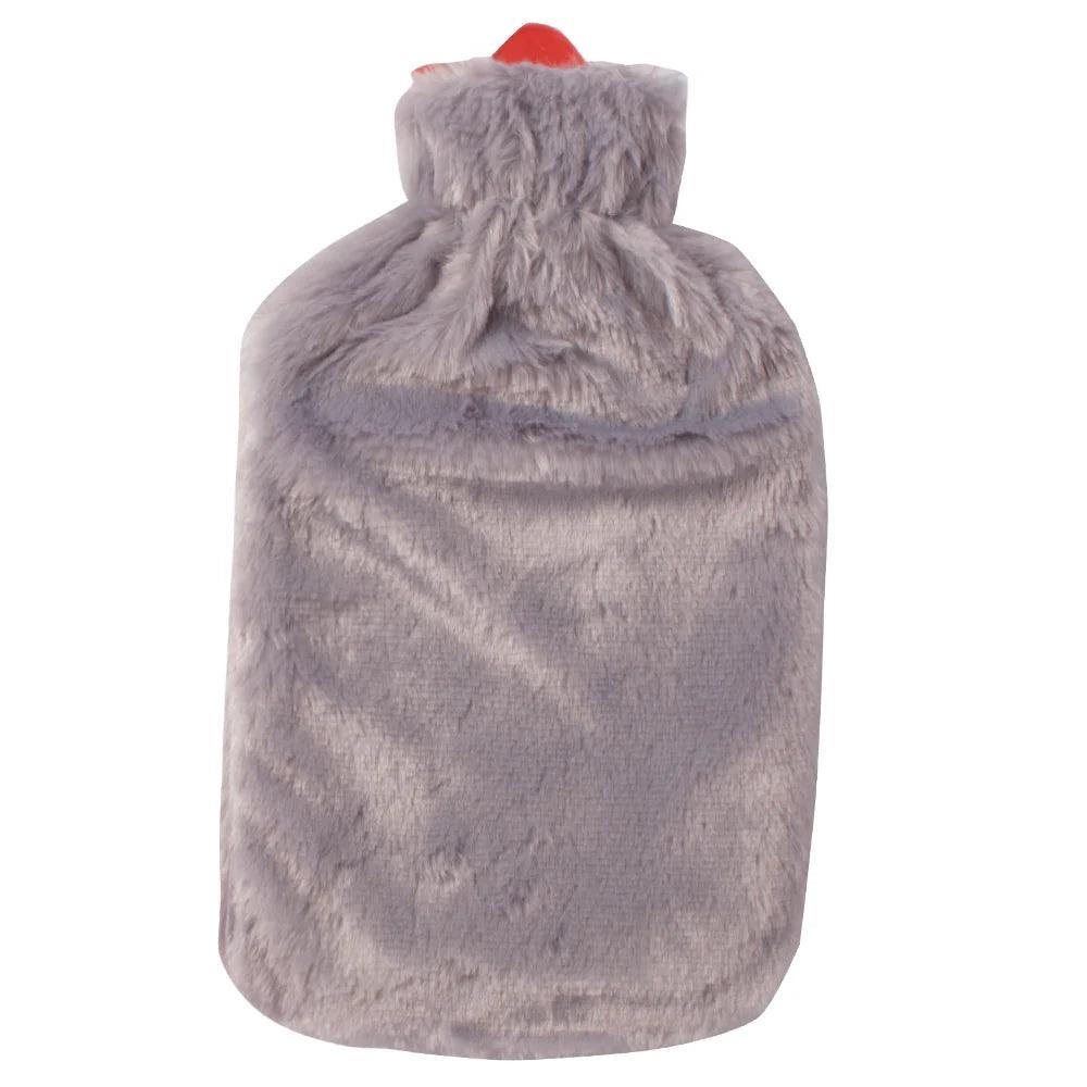 "Cozy Cat-themed Gray Hot Water Bottle by Biggdesign"