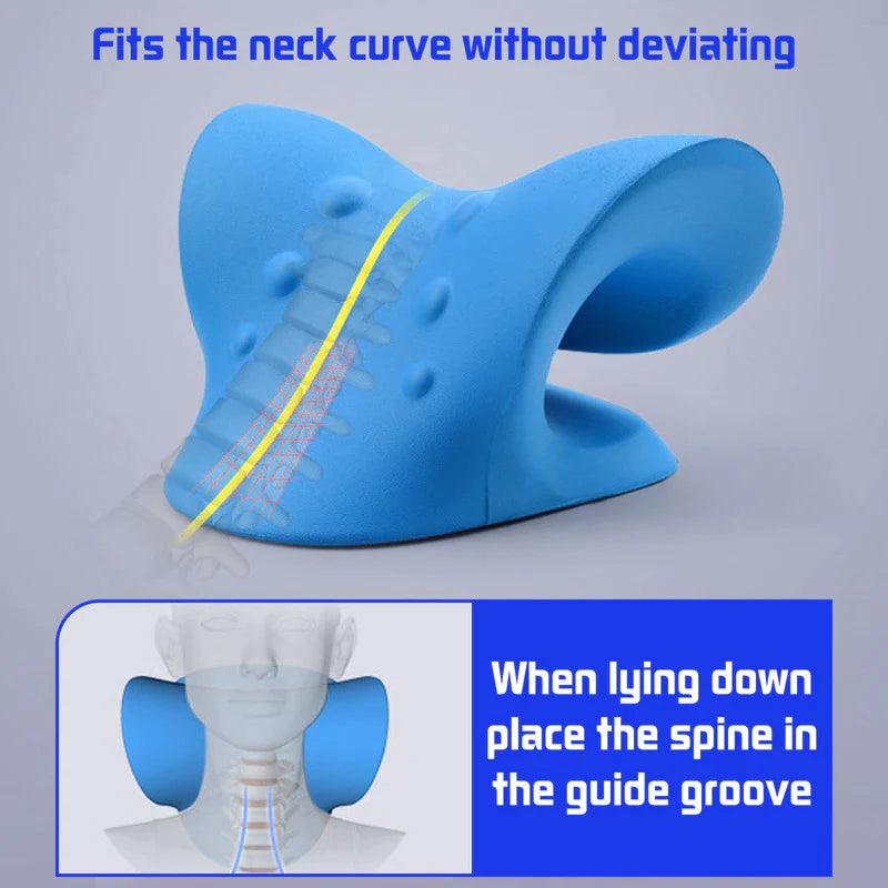 "Ultimate Neck and Shoulder Pain Relief Pillow with Spine Correction"