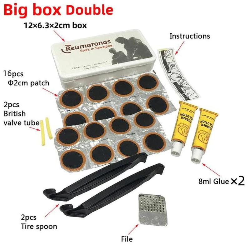 "Ultimate Bike Flat Tire Repair Kit - Portable and Durable Set with Free Shipping!"