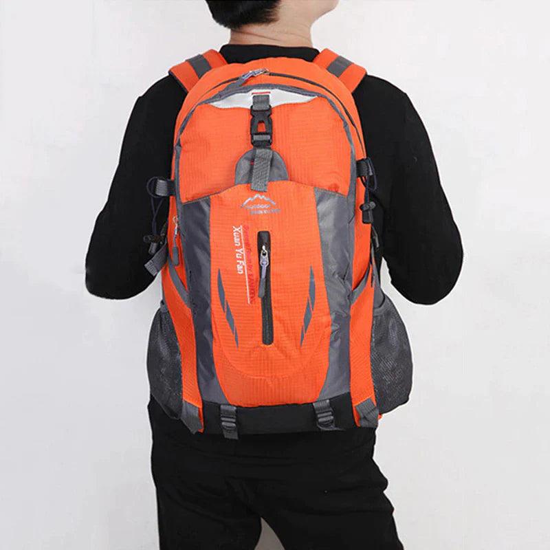 "Waterproof Nylon Travel Backpack for Men and Women - Ideal for Outdoor Adventures and Daily Use"