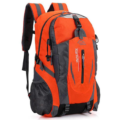 "Waterproof Nylon Travel Backpack for Men and Women - Ideal for Outdoor Adventures and Daily Use"