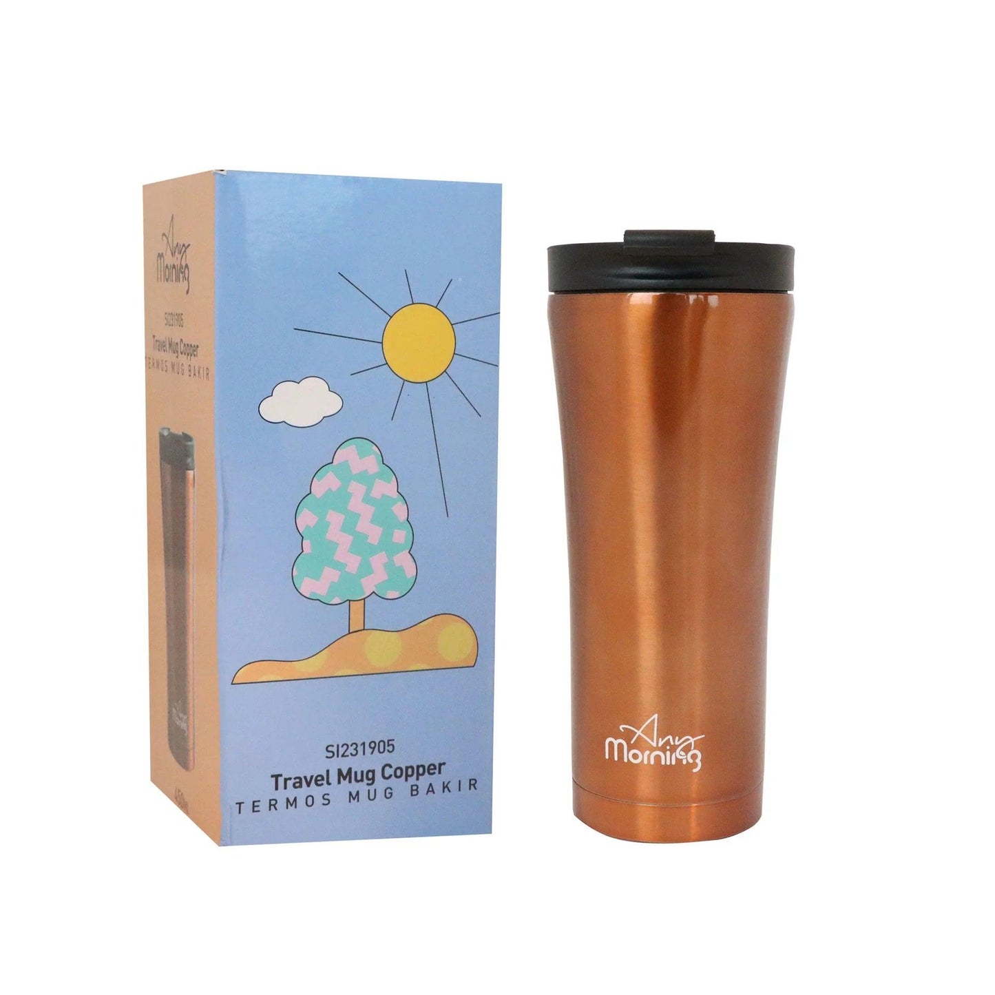 "Copper 15 Oz Any Morning Travel Mug - SI231905"