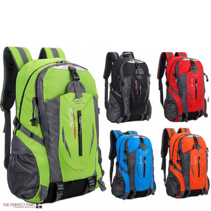 "USA 40L Travel Backpack - Ideal for Camping, Hiking, and School"