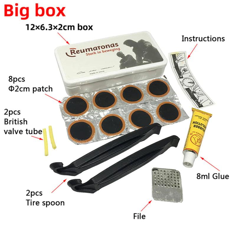 "Ultimate Bike Flat Tire Repair Kit - Portable and Durable Set with Free Shipping!"