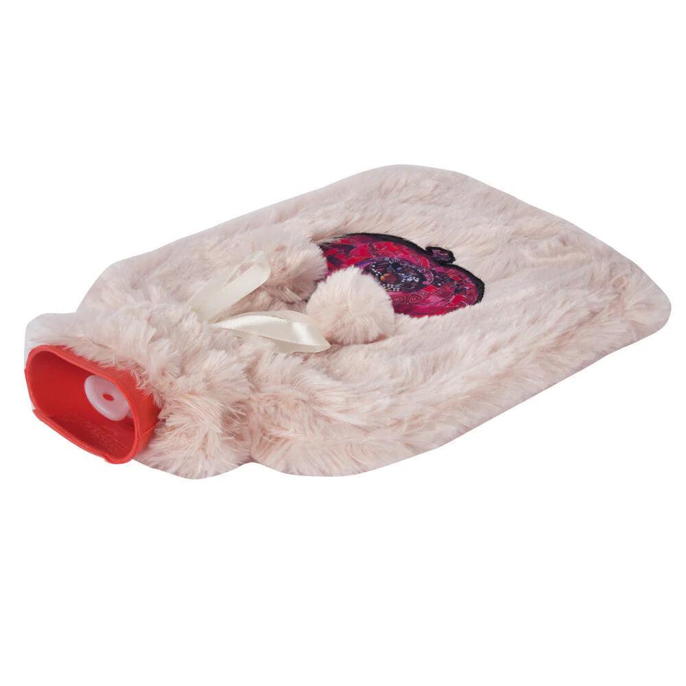 "Cozy Pomegranate Hot Water Bottle by Biggdesign"