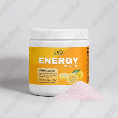 "Zesty Yuzu Energy Boost Powder"