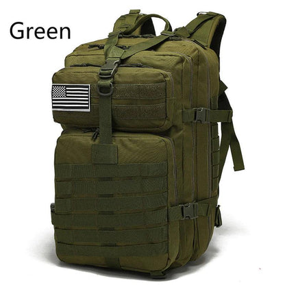 "Outdoor Military Tactical Backpack - Waterproof 50L Nylon for Camping, Hiking, Fishing & Hunting"