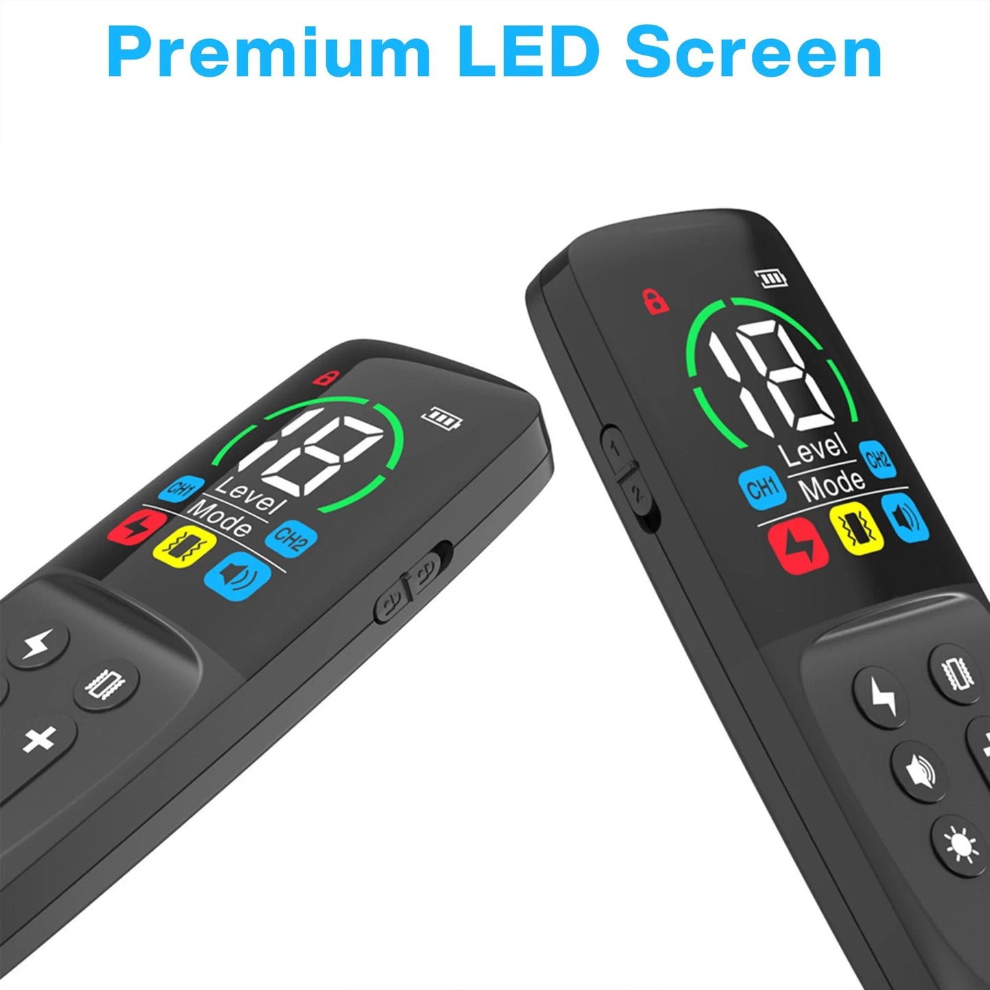 "Premium LED Dog Shock Collar with Remote - Ideal for Small, Medium, and Large Dogs up to 120lbs!"