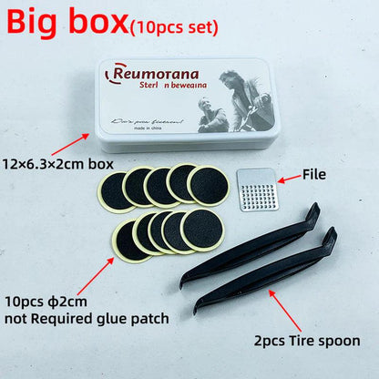 "Ultimate Bike Flat Tire Repair Kit - Portable and Durable Set with Free Shipping!"