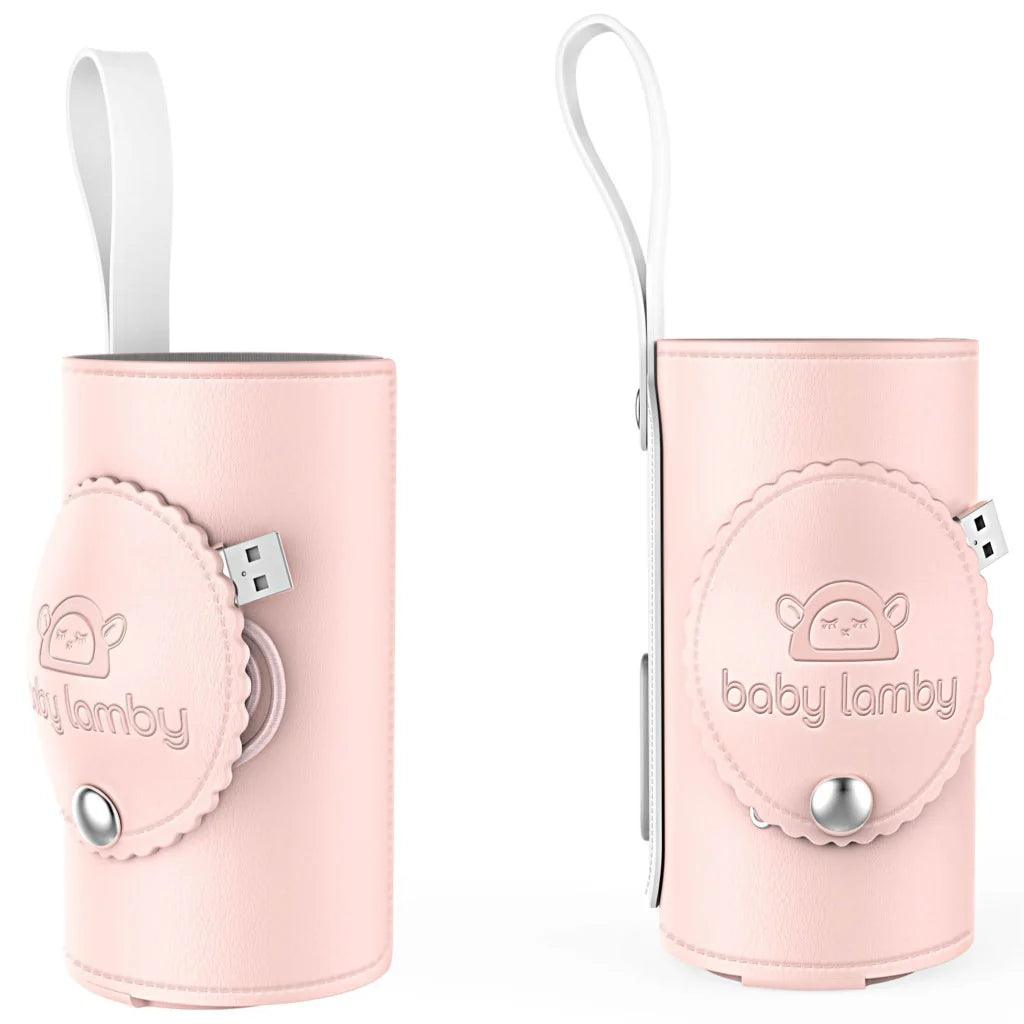 "USB-Powered Baby Lamby Travel Bottle Warmer"