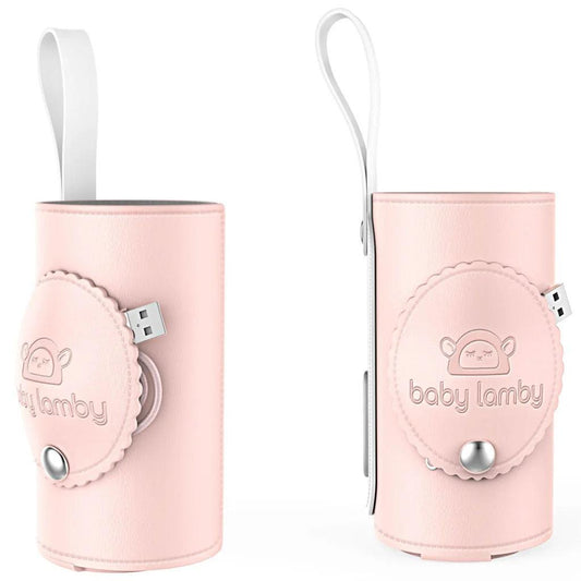 "USB-Powered Baby Lamby Travel Bottle Warmer"