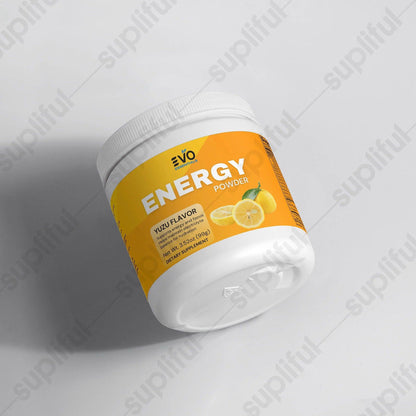 "Zesty Yuzu Energy Boost Powder"