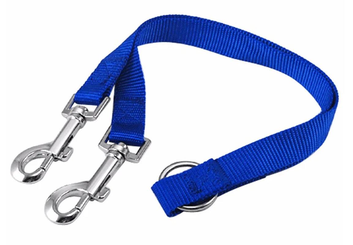 "Double Dog Leash Coupler - Walk Two Pups like a Pro!"