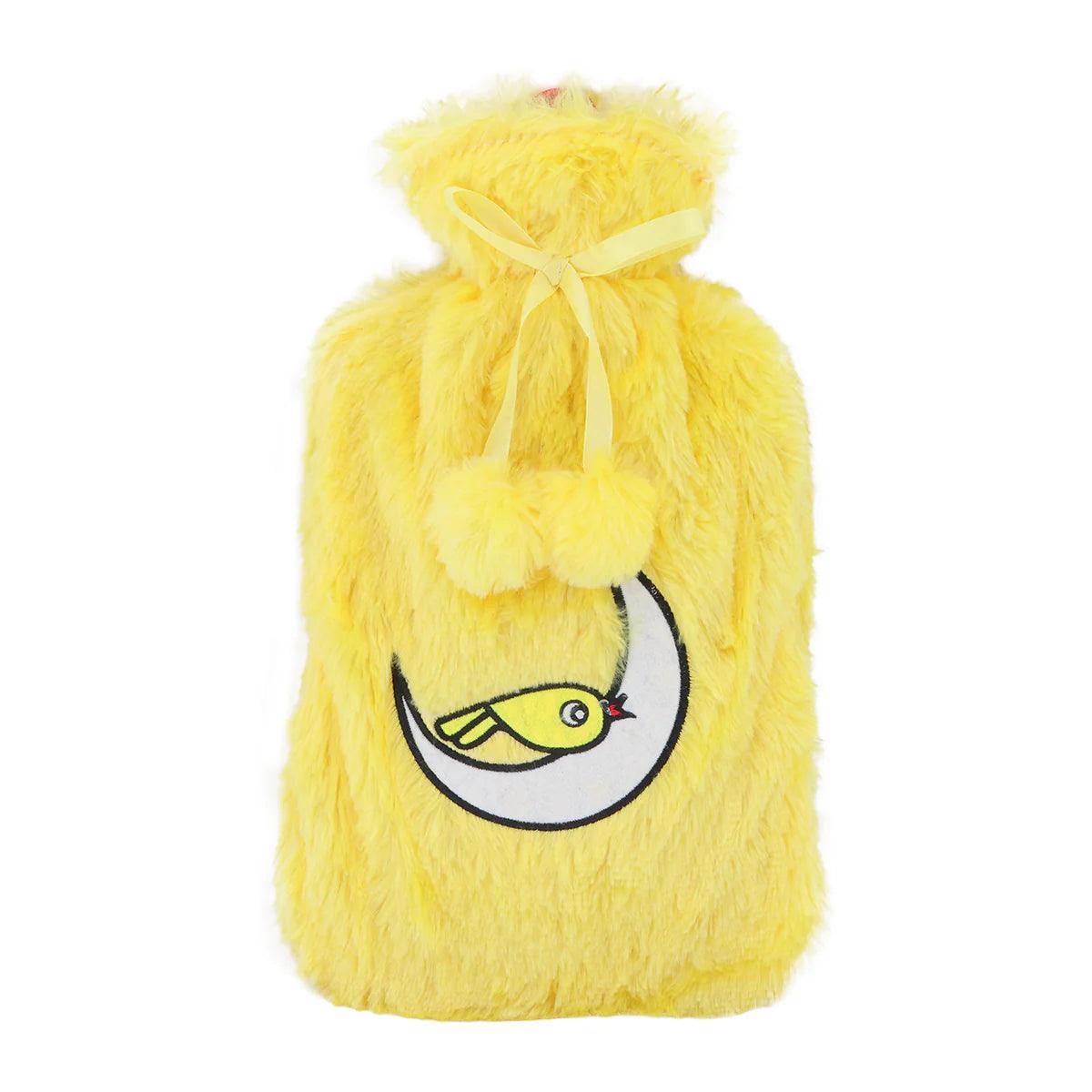 "Yellow Bird Hot Water Bottle by Biggdesign"