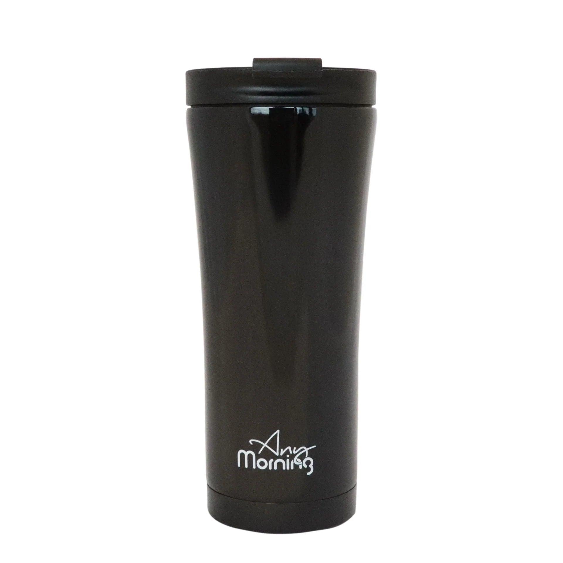 "Black 15 Oz Any Morning Travel Mug - SI231905"