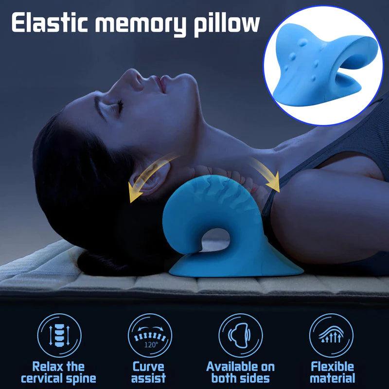 "Ultimate Neck and Shoulder Pain Relief Pillow with Spine Correction"