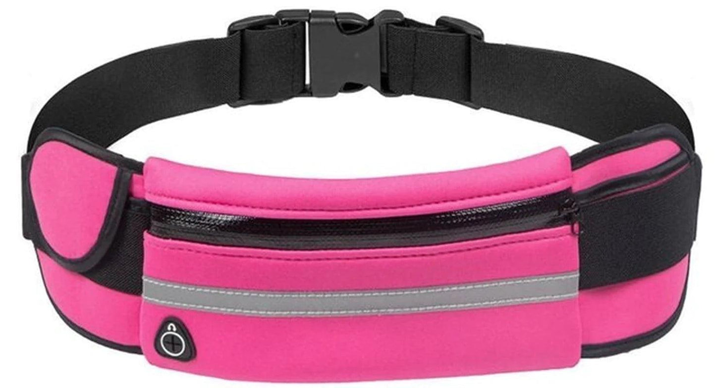 "Waterproof Sports Waist Bag for Women - Portable Running Belt with Phone Holder"