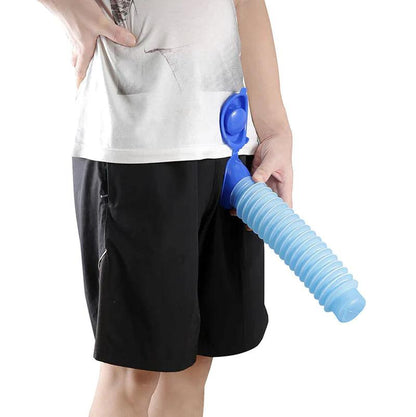 "Portable Unisex Urinal: Travel, Camping, Car Toilet - Emergency Pee Bottle Kit"