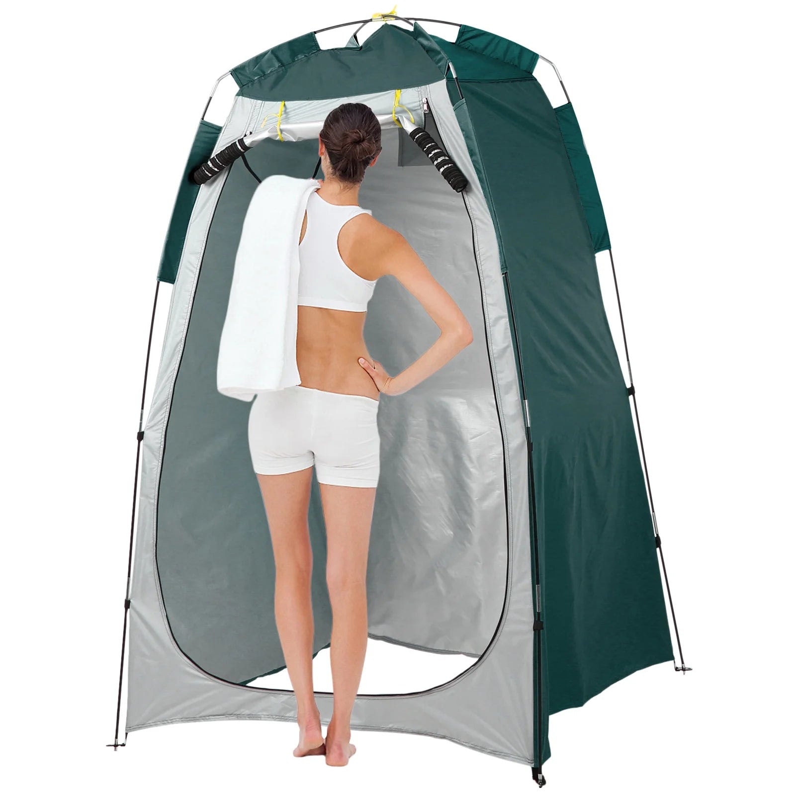 "Ultimate 1-Person Camping & Shower Tent: Your Perfect Outdoor Companion!"