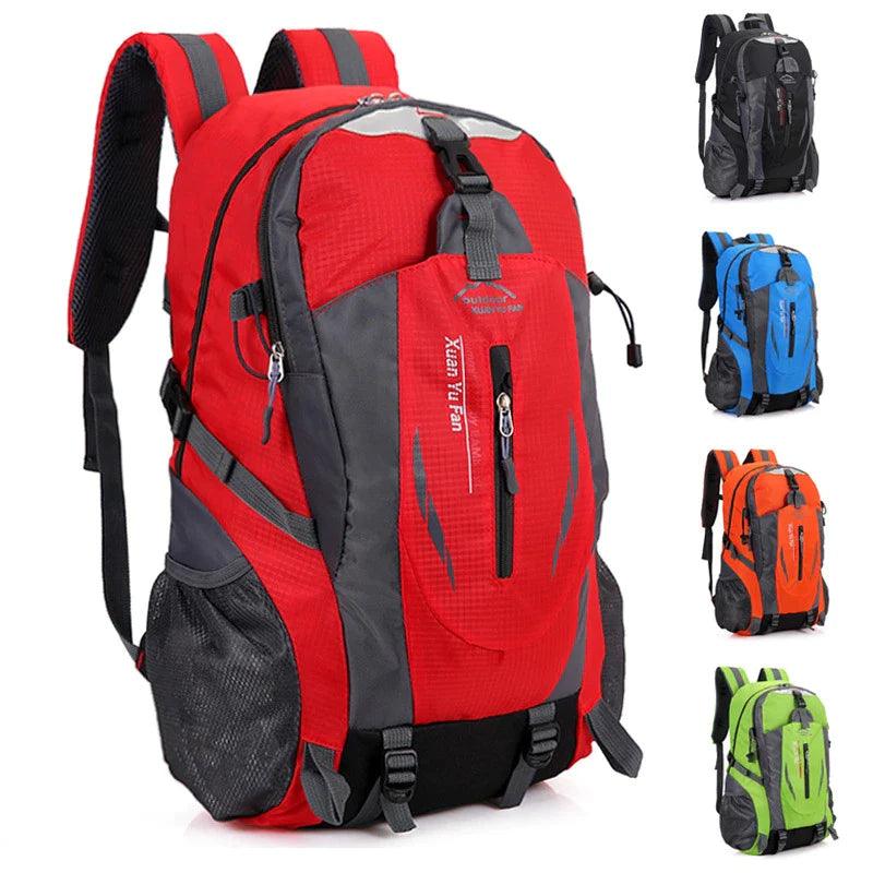 "USA 40L Travel Backpack - Ideal for Camping, Hiking, and School"