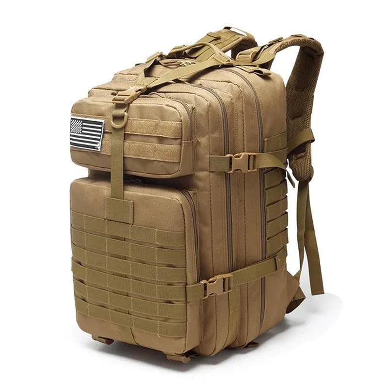 "Outdoor Military Tactical Backpack - Waterproof 50L Nylon for Camping, Hiking, Fishing & Hunting"