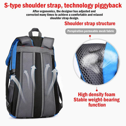 "USA 40L Travel Backpack - Ideal for Camping, Hiking, and School"