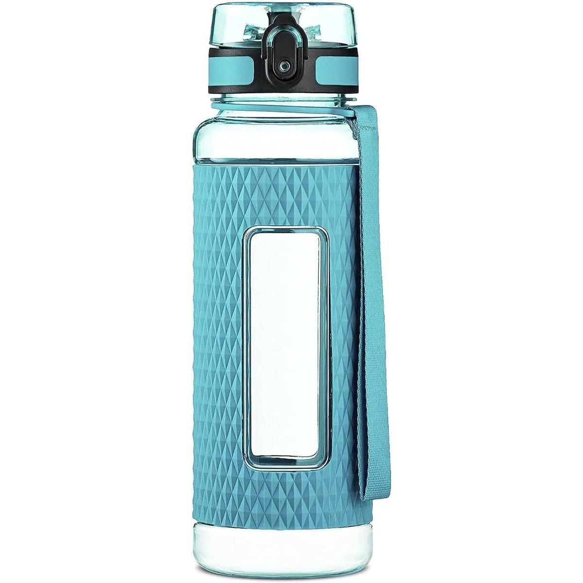 Premium Swig Savvy Sports Water Bottle with Wide Mouth and Leakproof Lid - 25Oz