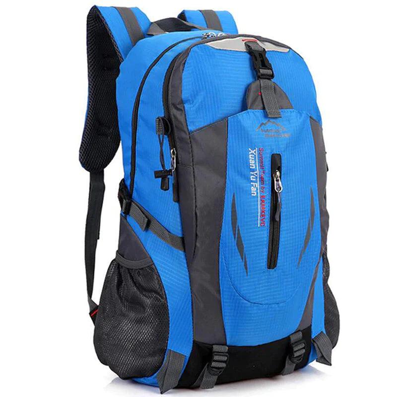 "Waterproof Nylon Travel Backpack for Men and Women - Ideal for Outdoor Adventures and Daily Use"