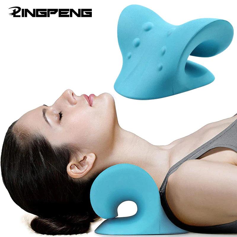 "Ultimate Neck and Shoulder Pain Relief Pillow with Spine Correction"