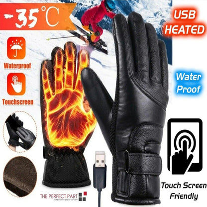 USB Heated Winter Gloves: Stay Cozy in the Snow!