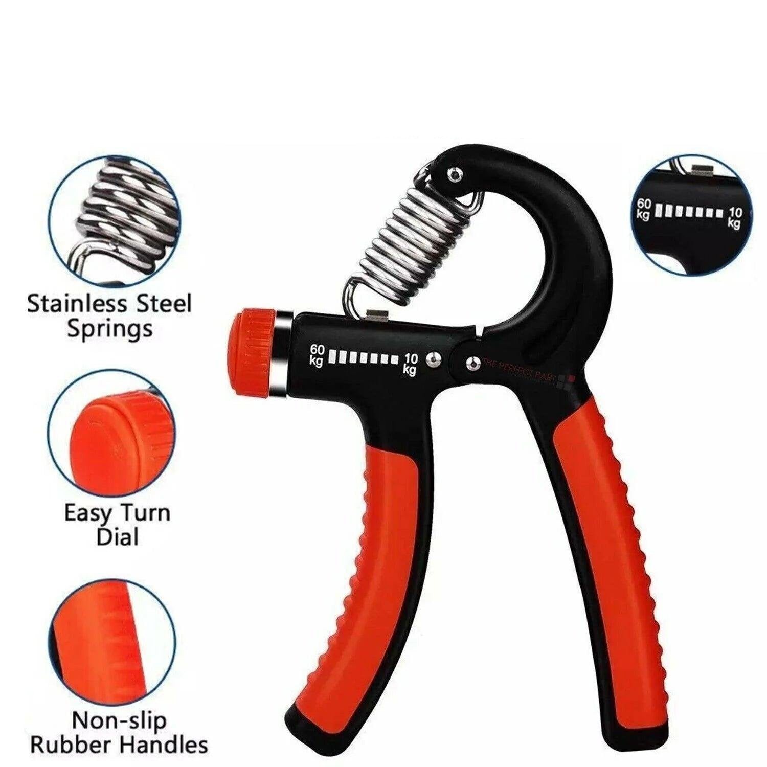 "Adjustable Hand Grip Strengthener for Powerful Gym Workouts"