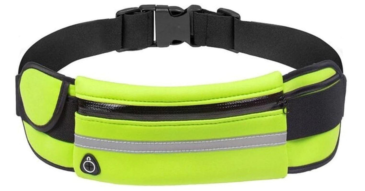 "Waterproof Sports Waist Bag for Women - Portable Running Belt with Phone Holder"