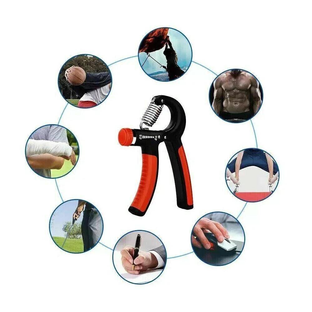 "Adjustable Hand Grip Strengthener for Powerful Gym Workouts"