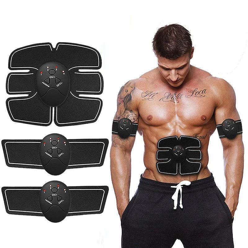 "6-Pack Abs & Booty Trainer: EMS Electric Muscle Stimulator for Abdominal & Hip Fitness"