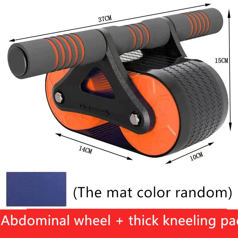 "Automatic Rebound Ab Wheel Roller - Waist Trainer for Home Gym Workouts"