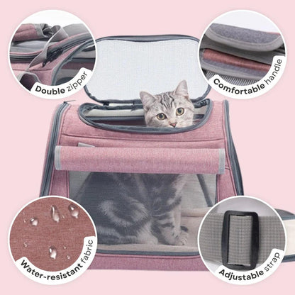 "Superidag Ultimate Travel Bag for Stylish Cats"