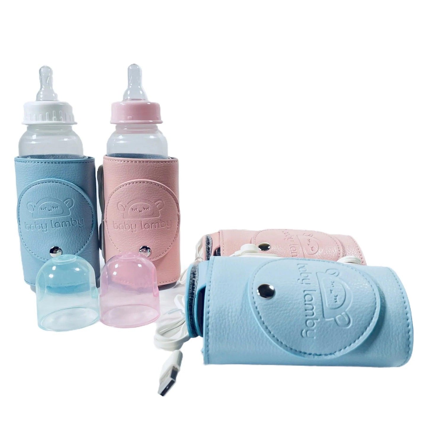 "USB-Powered Baby Lamby Travel Bottle Warmer"