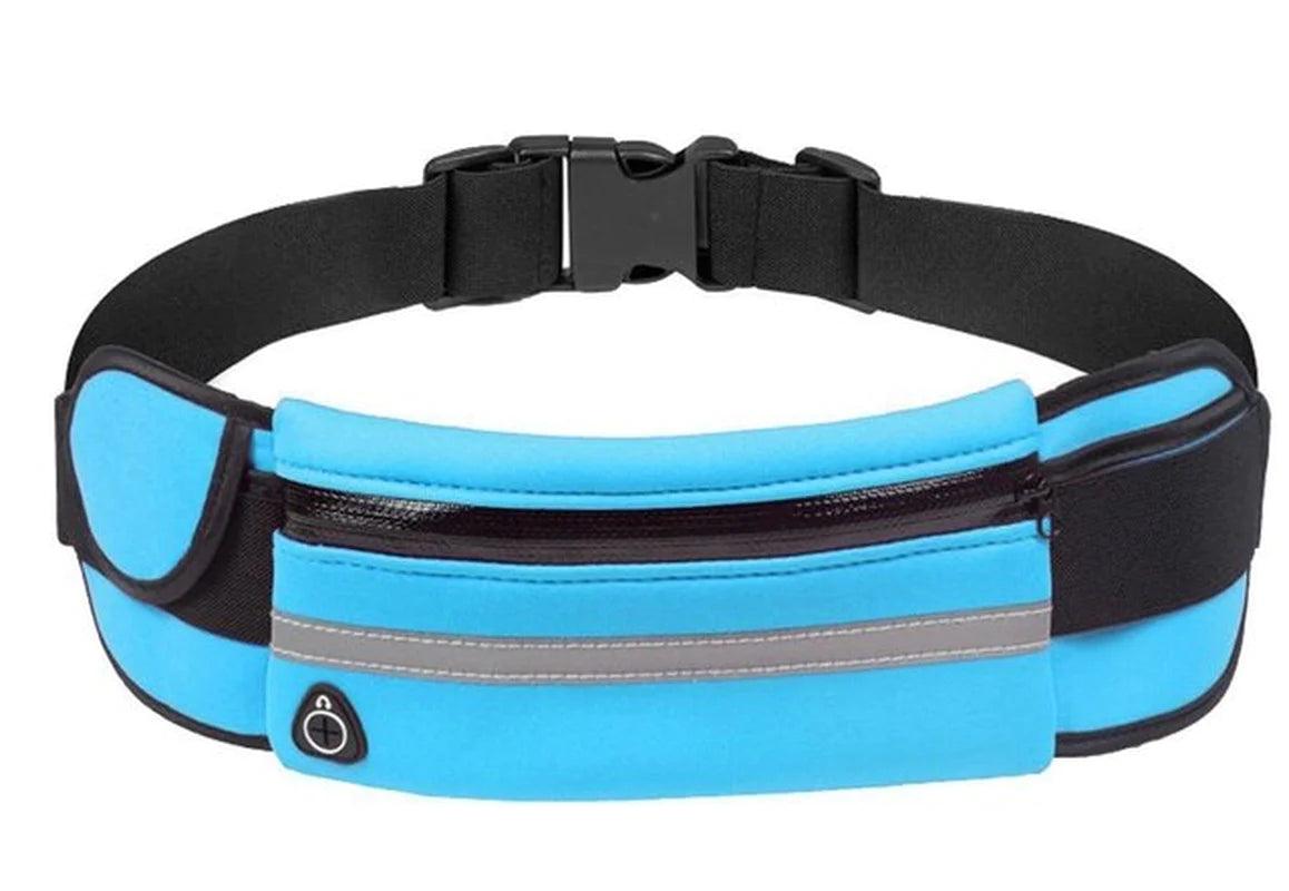 "Waterproof Sports Waist Bag for Women - Portable Running Belt with Phone Holder"