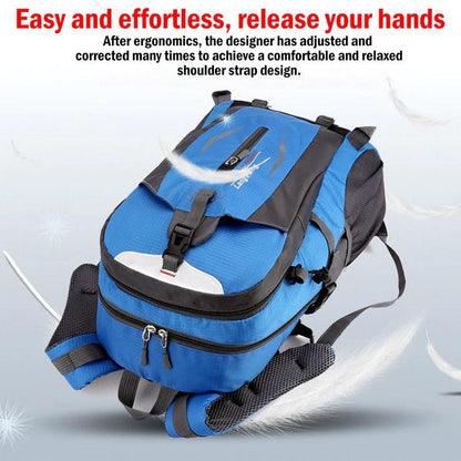 "USA 40L Travel Backpack - Ideal for Camping, Hiking, and School"