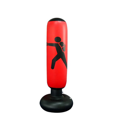 "Inflatable Boxing Punching Bag for Fitness Training"