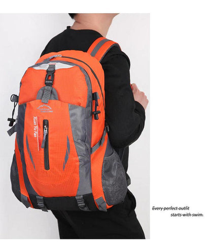 "USA 40L Travel Backpack - Ideal for Camping, Hiking, and School"